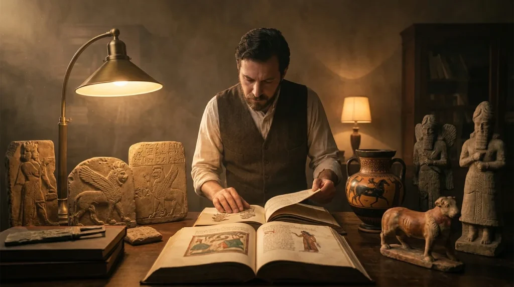 Researcher compares hybrid and non-hybrid creatures across ancient cultures