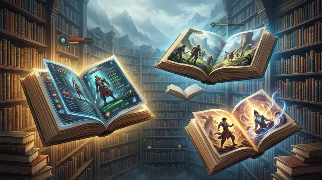 Fantasy genres overlap across LitRPG, GameLit, progression and cultivation fiction