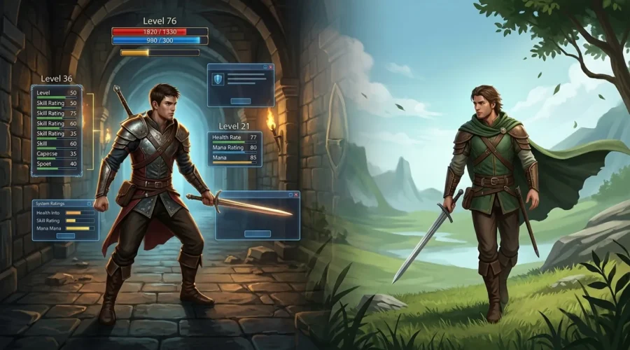LitRPG and GameLit represented as overlapping fantasy categories