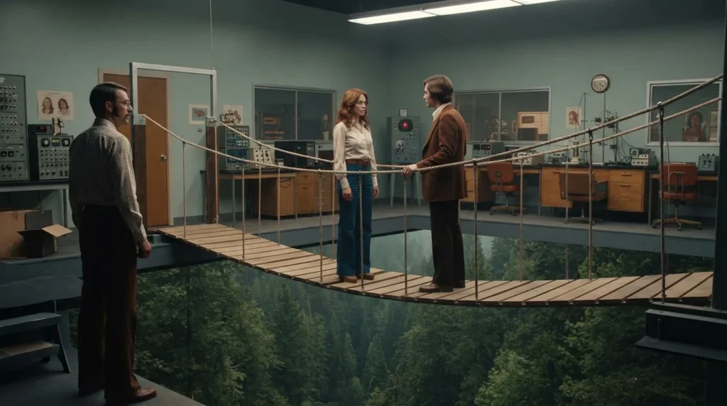 Psychology experiment involving two strangers on a suspension bridge