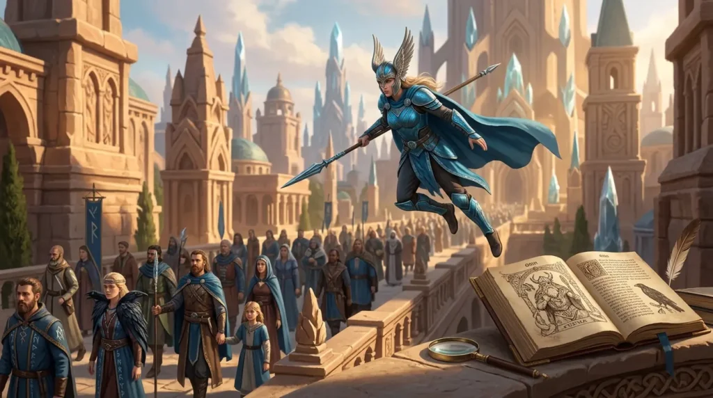Mythological figure thoughtfully adapted into an original fantasy setting