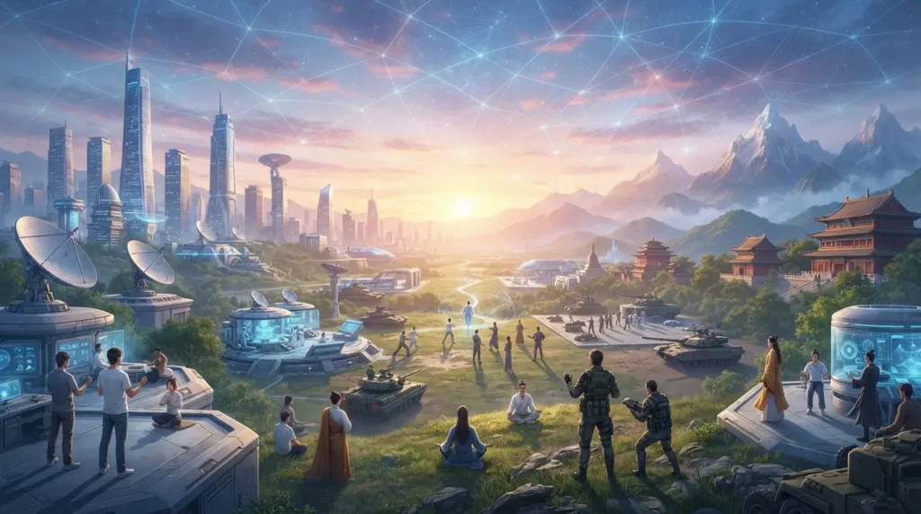 Modern civilization adapting to the discovery of cultivation