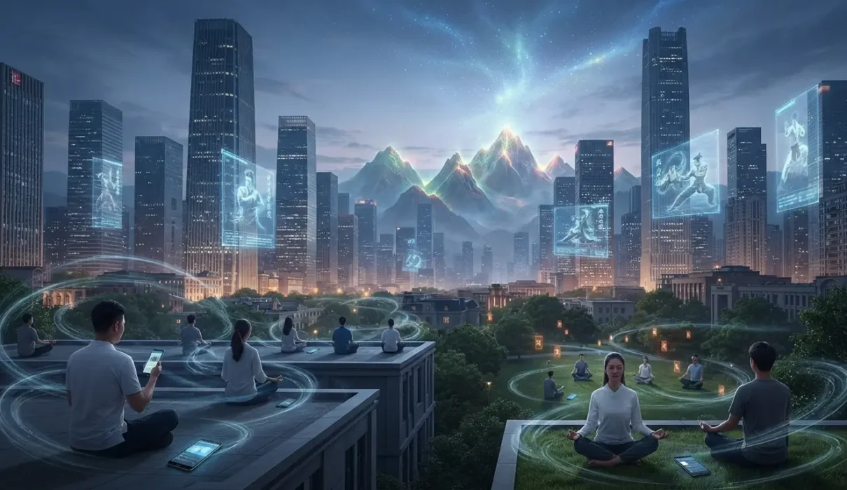 Modern city experiencing the sudden emergence of cultivation powers