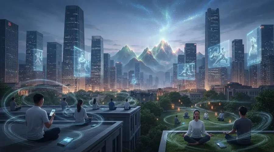 Modern city experiencing the sudden emergence of cultivation powers