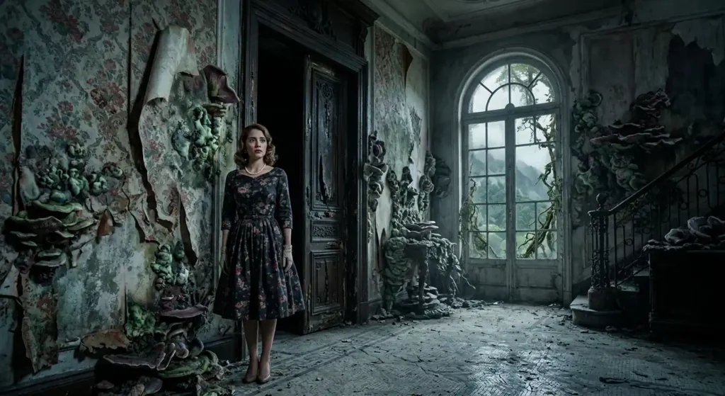 A young Mexican woman investigates a decaying mansion filled with unsettling growth