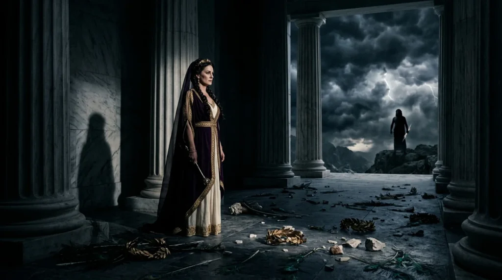Hera confronts the consequences of Zeus's repeated betrayals