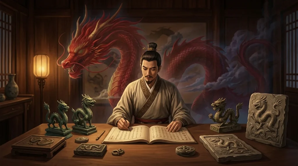 Scholar compares different historical representations of Zhulong